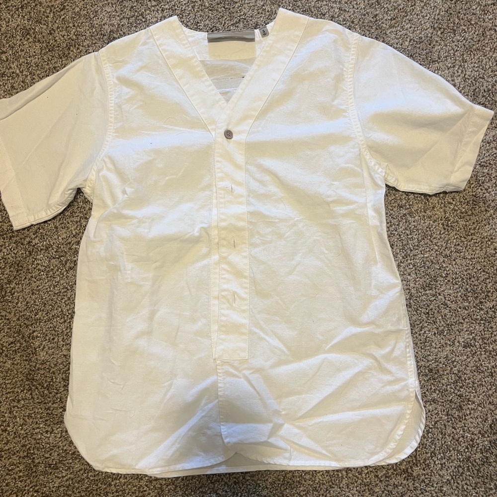Essentials Crisp White Button Down Shirt - image 1